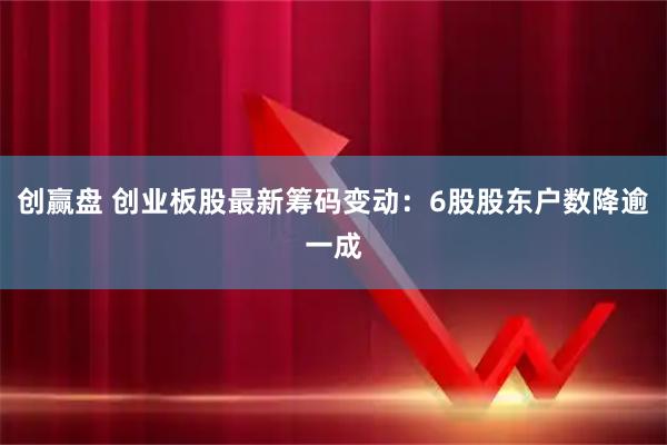 创赢盘 创业板股最新筹码变动:6股股东户数降逾一成